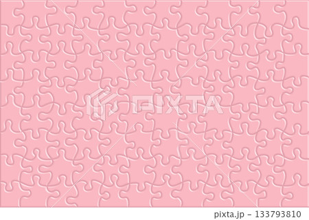 ジグソーパズル背景・ピンク 133793810