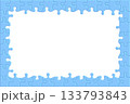 ジグソーパズルフレーム・青 133793843
