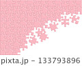 ジグソーパズルフレーム・ピンク 133793896