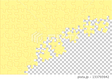 Jigsaw Puzzle Frame - Yellow Jigsaw Puzzle Frame - Yellow 133793942
