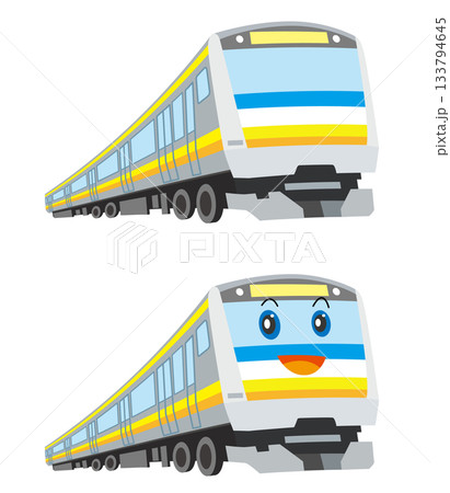 かわいい電車のイラスト 133794645