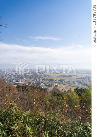 呉羽丘陵にある城山展望台から見た景色（富山県富山市） 133795738