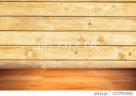 Flat design interior is showing light plank wall, wood floor with transparent background Flat design interior is showing light plank wall, wood floor with transparent background 133795998