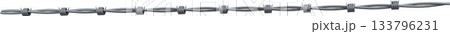 Panoramic shot of fence wire 133796231