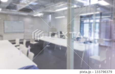 Composite image of illuminated office Composite image of illuminated office 133796379