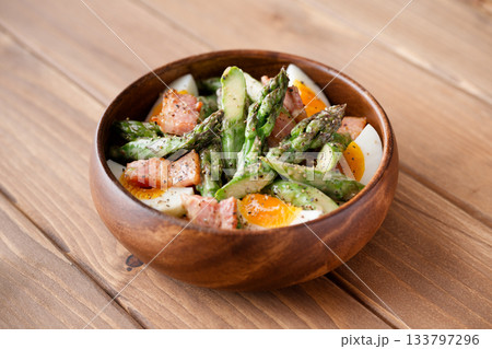 アスパラと卵のマヨサラダ 133797296