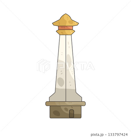illustration of Indonesia National Monument illustration of Indonesia National Monument 133797424