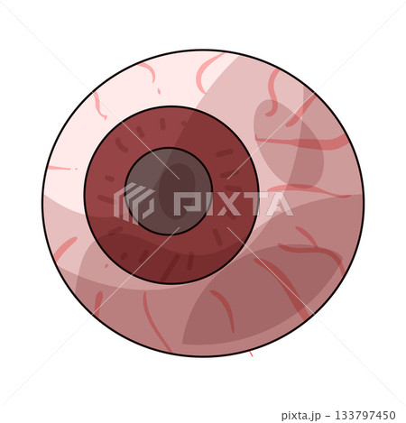 illustration of Eyeball 133797450