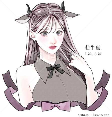 牡牛座_和名×背景無 133797567