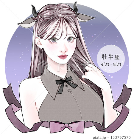 牡牛座_和名×背景有 133797570