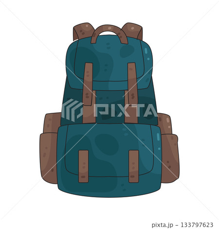 illustration of Backpack illustration of Backpack 133797623