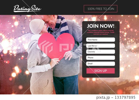 Subscription form on dating site Subscription form on dating site 133797895