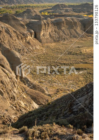 Cliff mountains at countryside 133798126
