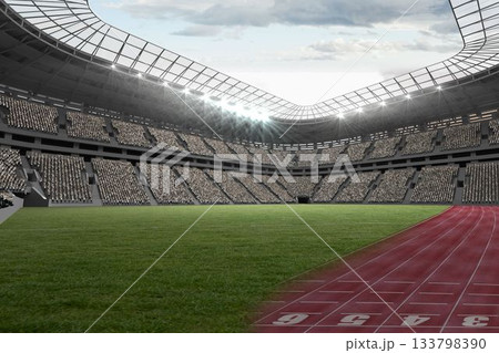 Composite image of a stadium 133798390