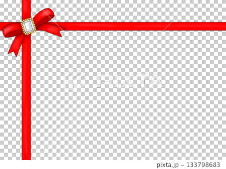 Gift ribbon red Gift ribbon red 133798683