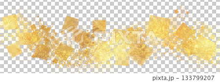 新年背景金箔，筆觸奢華橫幅背景 133799207