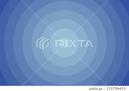 青　円状のグラデーション背景　抽象的 133799433