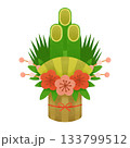 かわいい門松のイラスト 133799512