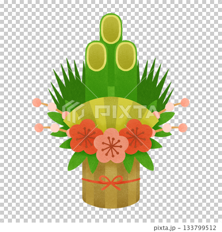 可愛的門鬆的插圖 133799512