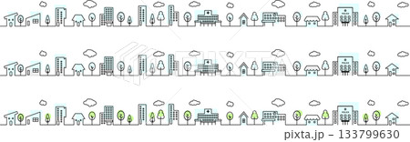 街並み　イラスト 133799630