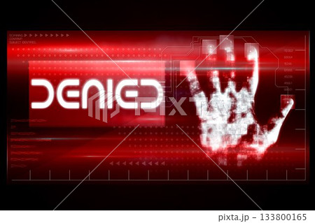 Digital security hand scan 133800165