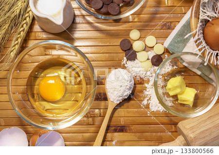 Baking ingredients set Baking ingredients set 133800566