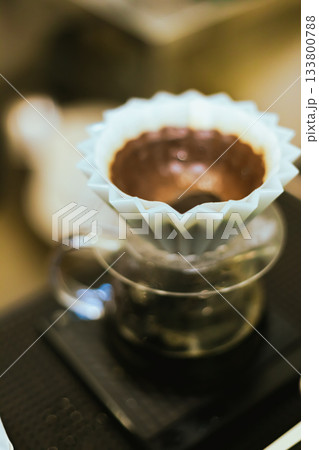 Hand drip coffee Hand drip coffee 133800788
