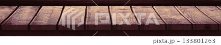 Weathered wooden tabletop is showcasing visible grain knots gaps and dark framing in flat design Weathered wooden tabletop is showcasing visible grain knots gaps and dark framing in flat design 133801263