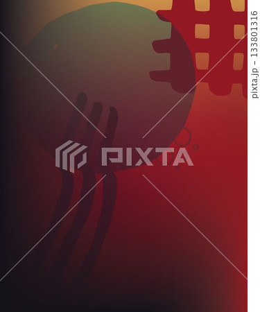 Abstract patterns on colored background Abstract patterns on colored background 133801316