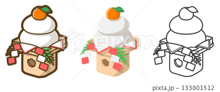 鏡餅 鏡餅 133801512