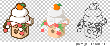 鏡餅 鏡餅 133801512