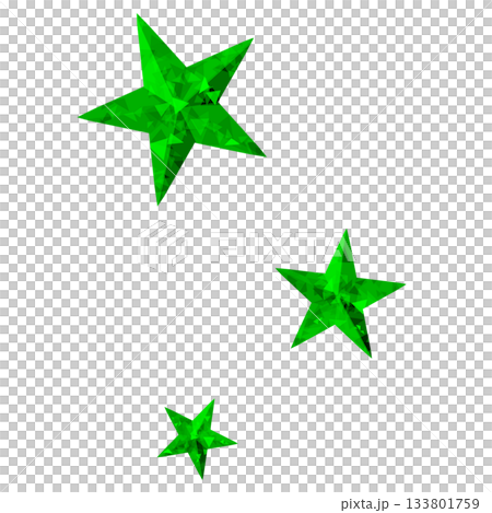 Many green jewel-like stars Many green jewel-like stars 133801759