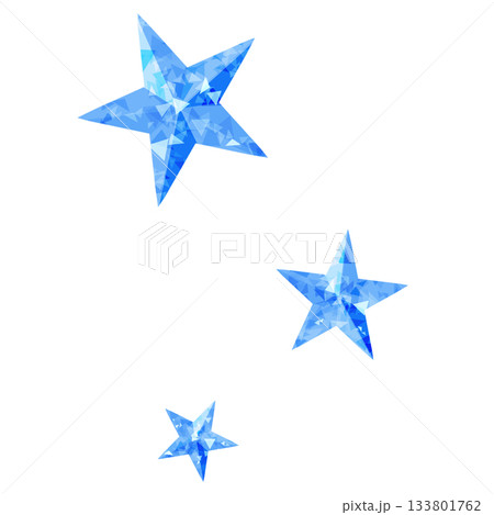 薄い青色の宝石のようなたくさんの星 133801762