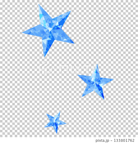 薄い青色の宝石のようなたくさんの星 133801762