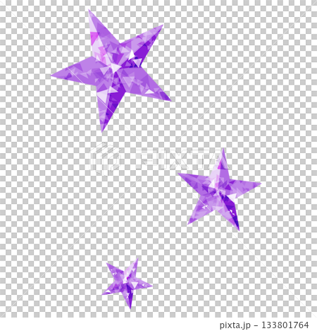 薄い紫色の宝石のようなたくさんの星 薄い紫色の宝石のようなたくさんの星 133801764