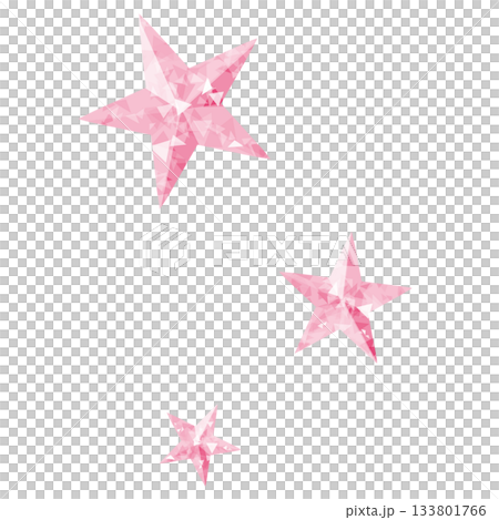 許多淡粉色的寶石般的星星 許多淡粉色的寶石般的星星 133801766