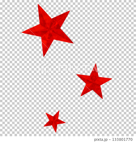 赤色の宝石のようなたくさんの星 133801770