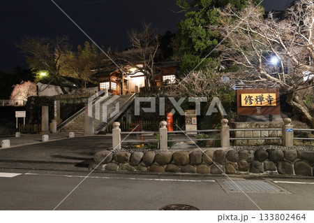 夜の修禅寺 修善寺温泉 133802464