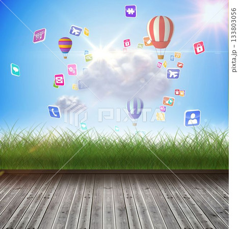 Apps and hot air balloons Apps and hot air balloons 133803056