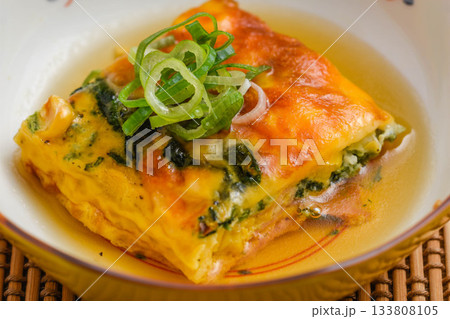 玉子焼きの餡かけ 133808105