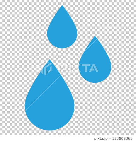 一幅簡單的向量插圖,描繪了多滴水珠,呈現出光澤透明的效果。 一幅簡單的向量插圖,描繪了多滴水珠,呈現出光澤透明的效果。 133808363