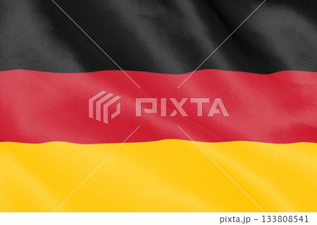 Digitally generated german national flag 133808541