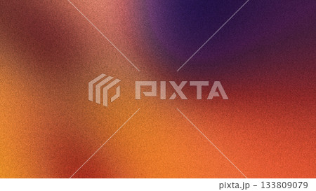 Color gradient ombre. noise texture effect. film overlay screen effect. Rough noise grungy grain texture. Black dark blue gray copper red brown burnt orange gold yellow film grain texture background 133809079