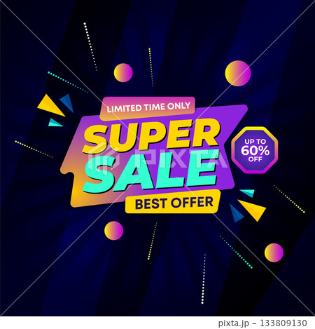01 super sale banner template design. big deal flash sale discount template promotion posts. web banner for mega hot sale promotion discount sale banner. end of season special offer banner 133809130
