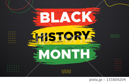 Black History Month celebrated. February national black history month African American vector illustration Template for background, banner, card, poster with text inscription Black History Month celebrated. February national black history month African American vector illustration Template for background, banner, card, poster with text inscription 133809204