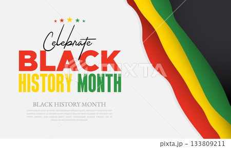 Black History Month celebrated. February national black history month African American vector illustration Template for background, banner, card, poster with text inscription Black History Month celebrated. February national black history month African American vector illustration Template for background, banner, card, poster with text inscription 133809211