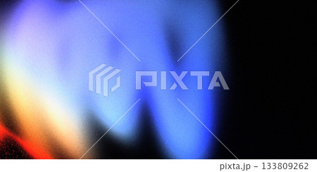Abstract color film grain texture background, gradient texture for web banner and hot sale, blurred orange gray white on black, noise texture effect, smooth soft and warm bright hipster illustration 133809262