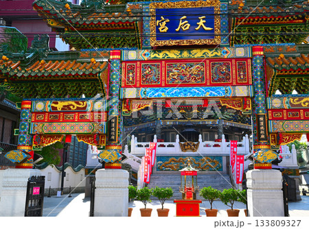 横浜　中華街の景色 133809327