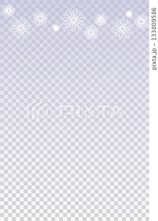 喪中ハガキ〈キク〉　B-1 133809586