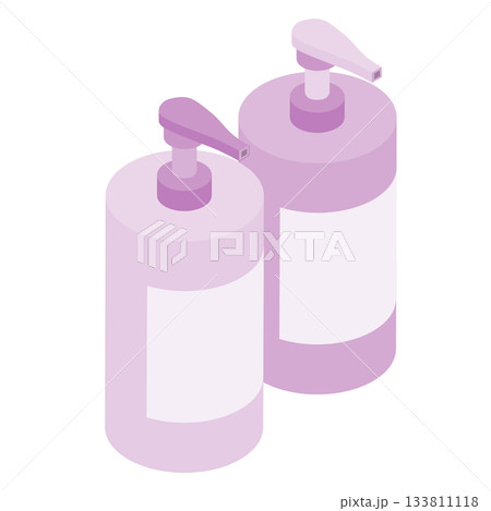 シャンプーボトル・アイソメトリック シャンプーボトル・アイソメトリック 133811118